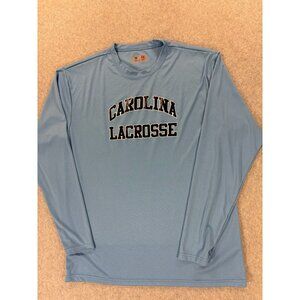 North Carolina Tar Heels LACROSSE Long Sleeve Tee Shirt (Men's‎ Medium) Blue